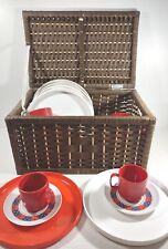 Vtg picnic basket for sale  Burton