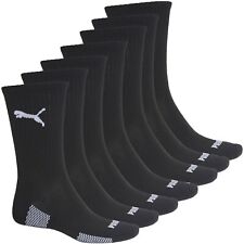 Puma Mens Performance Racing Crew Calcetines, Running, Tenis, Gimnasio Negro Blanco 3 Par segunda mano  Embacar hacia Mexico