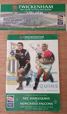 Newcastle falcons harlequins for sale  NEWCASTLE UPON TYNE