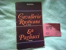 Pagliacci cavalleria rusticana for sale  LOUGHTON
