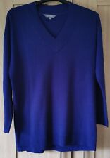 Ladies Blue Principles Longline Jumper Size 14, used for sale  Shipping to South Africa