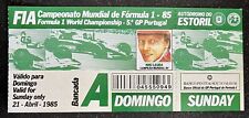 🇧🇷Ayrton Senna 1ª vitória na F1-1985 Portugal F1 Grand Prix Pass/Ticket PSA?, usado comprar usado  Enviando para Brazil