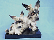 Scultura cani ceramica usato  Torino