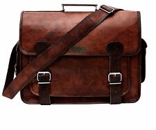 Bolsa tiracolo masculina de couro vintage para laptop bolsa satchel carteiro comprar usado  Enviando para Brazil