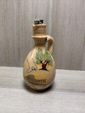 Botella de aceite de oliva vintage de 8"" frasco de arcilla Labbate aceite de oliva virgen extra Italia segunda mano  Embacar hacia Argentina