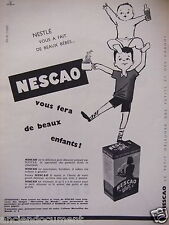 Publicité 1956 nescao d'occasion  Compiègne