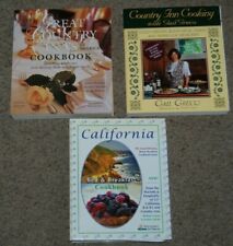 Usado, Lote de 3 libros de cocina de cocina de California para cocinar Country Inns of America segunda mano  Embacar hacia Argentina