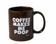 "Coffee Makes Me Poop" mug From Spencers- Gag Office Gift Mug Funny Guy for sale  Shipping to South Africa