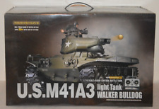 Tanque de batalha Heng Long 3839-1 2.4G 1/16 EUA M41A3 Walker Bulldog tanque leve controle remoto, usado comprar usado  Enviando para Brazil