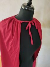 Red Cape Halloween Costume Dracula Super Hero Rubies 38" Long Basic Theatre  for sale  Shipping to South Africa