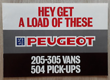 Peugeot vans pick for sale  BOURNE