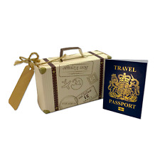 Mini mala surpresa faça você mesmo arranhão e mini efeito OURO passaporte revelação conjunto de presente, usado comprar usado  Enviando para Brazil