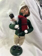 Byers’ Choice- Boy With Nutcracker Toy - 2004 for sale  Shipping to South Africa
