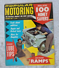 Popular Motoring Magazine October 1962 Additives, Rapier, Oxford, Dauphine. comprar usado  Enviando para Brazil
