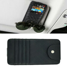 1 peça bolsa organizadora de bolso para viseira solar de carro cartão óculos suporte de armazenamento preto comprar usado  Enviando para Brazil
