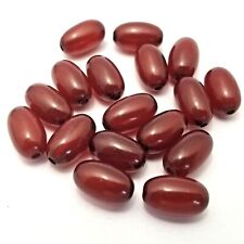 17 Marbled Cherry Amber Bakelite Necklace Beads Loose 9.3g - Simichrome Tested for sale  BOURNEMOUTH
