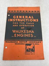 1936 general instructions for sale  Hays