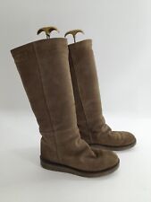 Bronx Reno Boots size 40/6.5 Brown Suede Pull On Sheepskin Lined, used for sale  Shipping to South Africa