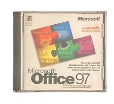 Microsoft Office 97 Software Professional Edition Academic Edition Windows NT 95 for sale  Shipping to South Africa