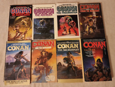 Lote de 8 livros em brochura Conan Series Robert Howard Andrew Offutt More Ace Tor comprar usado  Enviando para Brazil