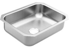 Moen 23.5” Undermount Single Basin Sink Stainless Steel  2000 Series GS20193 M3 for sale  Shipping to South Africa