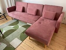 pink sofa bed for sale  LIVERPOOL