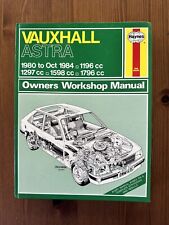Vauxhall astra 1980 for sale  BISHOP'S STORTFORD