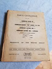 Genuine rootes parts for sale  BEDFORD