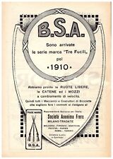 Pubblicita 1910 bsa usato  Biella