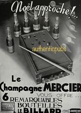 Publicite champagne mercier d'occasion  Cires-lès-Mello