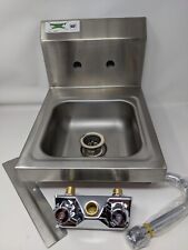 Used, Regency Hand Sink  600HS12 12" x 16" Wall Mount Stainless Steel for sale  Shipping to South Africa