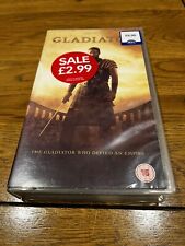 Gladiator vhs video for sale  HASLEMERE