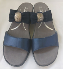 Naot Pinotage Wedge Sandals Womens Size 7-7.5 US  38 EU Blue  Slip On for sale  Shipping to South Africa