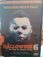 Conjunto de DVD Halloween 6 VI Produtores sem classificação corte 2 -43 minutos de filmagem alternativa comprar usado  Enviando para Brazil