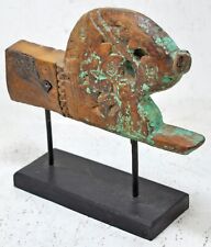 Antique Wooden Horse Tête Buste Figurine Original Ancienne Main segunda mano  Embacar hacia Argentina