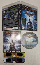Batman Arkham Asylum (PS3) CIB w/ 2 sets 3D Glasses SHIPS FAST for sale  Shipping to South Africa