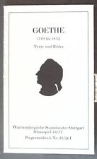 Goethe 1749 1832 gebraucht kaufen  Bubenhm.,-Wallershm.