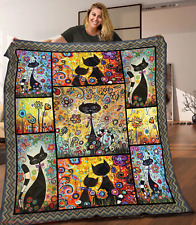 Black cat quilt for sale  Aliquippa