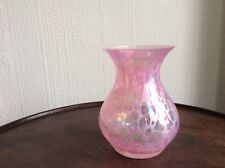 Iredecent pink glass for sale  ILMINSTER
