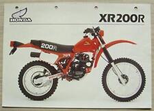 Honda xr200r motorcycle for sale  LEICESTER