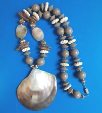 Seashell pendant beaded for sale  Philadelphia