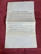 Documento antiguo de Lee St. Church. Cambridge, Massachusetts. Nombres. Sampson, Wheeler, otros. segunda mano  Embacar hacia Mexico