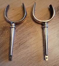 Pair solid bronze for sale  GUILDFORD
