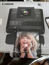 Canon Selphy CP1200 Color Photo Printer Wi-Fi Wireless Compact Black Portable, used for sale  Shipping to South Africa