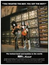 Kiss poster marshall for sale  Los Angeles