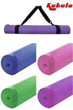 Extra Long Yoga Mat 183cm x 61cm Fitness Camping Exercise Pilates with Strap Bag for sale  Shipping to South Africa