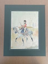 Aquarelle peinture hussard d'occasion  France