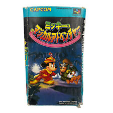 Magical Quest Adventure Starring Mickey Mouse Nintendo Super Famicom SNES na caixa comprar usado  Enviando para Brazil
