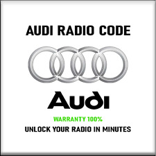 Audi codes radio d'occasion  Expédié en Belgium