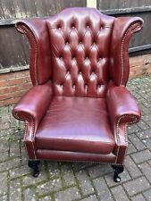Old burgundy leather for sale  CHESTERFIELD